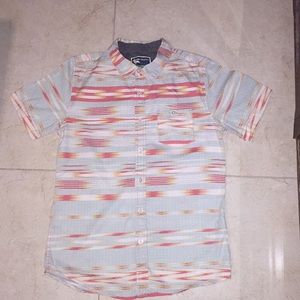 casual modern amusement button up